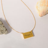Golden Heartstrings Magnetic Box Necklace