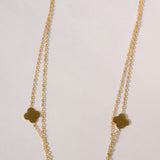 Floral Radiance Petal Charm Necklace