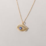 Golden Celestial Guardian Charm Necklace