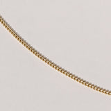 Golden Rose Floral Charm Necklace