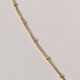 Floral Radiance Gold Necklace