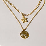 Celestial Starfish Elegance Necklace
