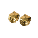 Oceanic Elegance Golden Earrings