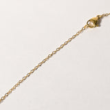 Clover Style Gold Plated Necklace and Earring Combo