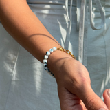 Azure Eye Horizon Charm Bracelet