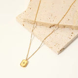 Refined Gold Pendant Necklace