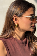 Luminous Gold Tear Elegance