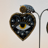 Heart of the Divine: Navratri Elegance Earrings