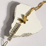 Serene Gold Butterfly Elegance Bracelet
