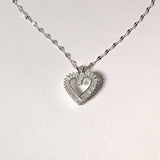 Heart's Embrace Diamond Pendant Necklace