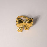 Golden Bow Delight Ring