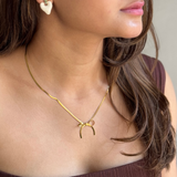 Luxe Bow Embrace Necklace