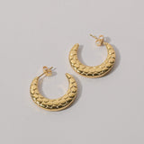 Majestic Celestial Circles Gold Hoops