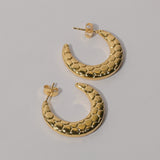 Majestic Celestial Circles Gold Hoops