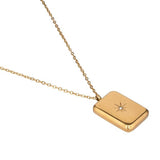 Refined Gold Pendant Necklace