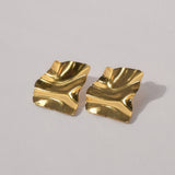 Dazzling Regal Golden Shine Studs