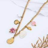 Marine Muse Charm Pendant Neckless