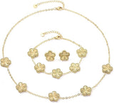 Golden Blossom Elegance Combo Set