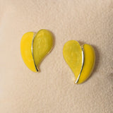 Citrine Glow Enamel Orbs