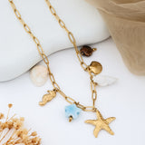 Oceanic Elegance Charm Necklace