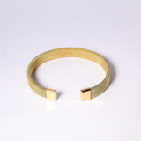 Opulent Square 18k Gold Plated Cuff Bracelet