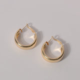 Luxe Aura Golden Elegance Hoops