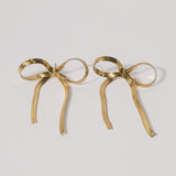 Opulent Bow-Embellished Earrings