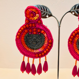 Divine Dazzle: Colorful Charm Earrings
