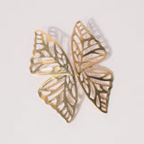 Golden Elegance Butterfly Studs