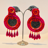Divine Dazzle: Colorful Charm Earrings