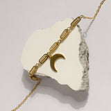 Golden Tides Crescent Bracelet