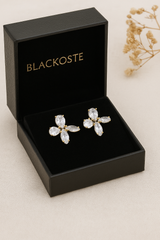 Elara Crystal Bloom Studs