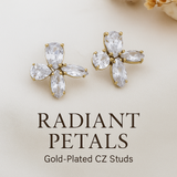 Elara Crystal Bloom Studs