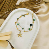 2 in 1 Starfish Charm Bracelet & Anklet