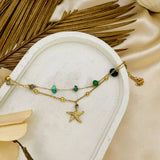 2 in 1 Starfish Charm Bracelet & Anklet