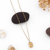 Refined Gold Pendant Necklace