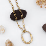 Aureate Elegance Pendant Necklace