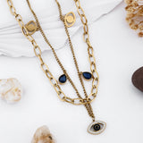 Celestial Guardian Evil Eye Necklace