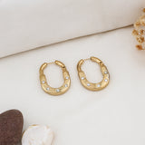 Mini Gem Hug Hoops