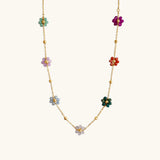 Floral Opulence Chain Necklace