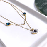 Celestial Guardian Evil Eye Necklace