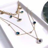 Celestial Guardian Evil Eye Necklace