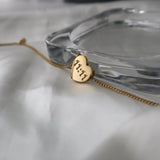 Golden Affection 11:11 Heart Necklace