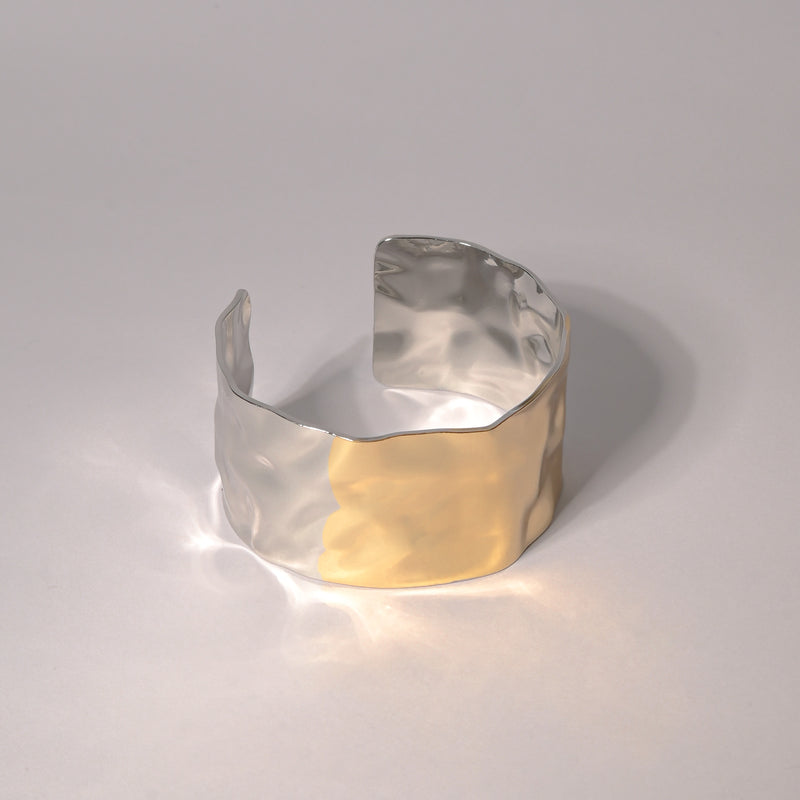 Silver & Gold Majestic Duo Splendor Cuff