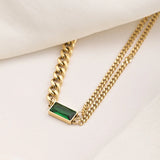 Celestial Greenstone Necklace
