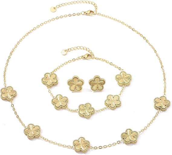 Golden Blossom Elegance Combo Set
