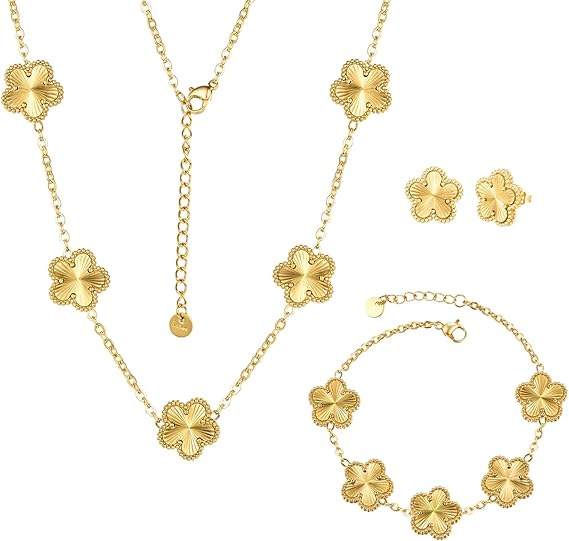 Golden Blossom Elegance Combo Set
