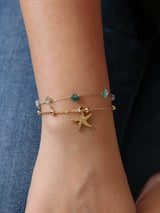 2 in 1 Starfish Charm Bracelet & Anklet