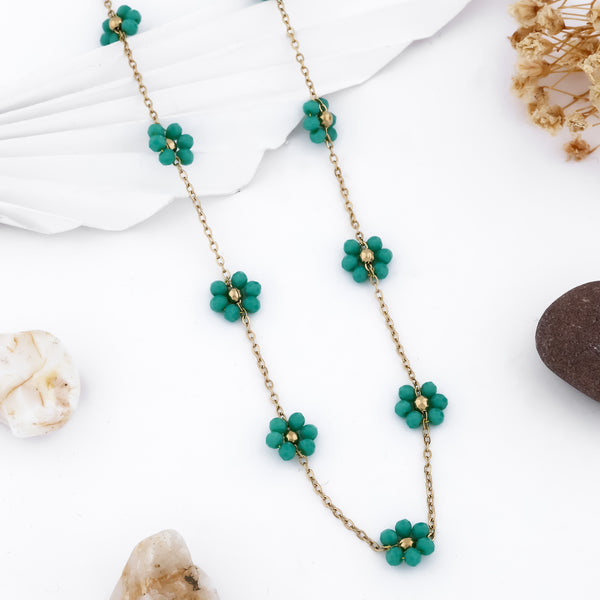 Floral Opulence Chain Necklace
