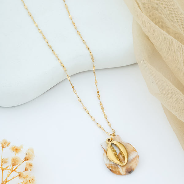Golden Tide Shoreline Necklace